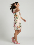 Ava | Refined Petal Knee Length Dress