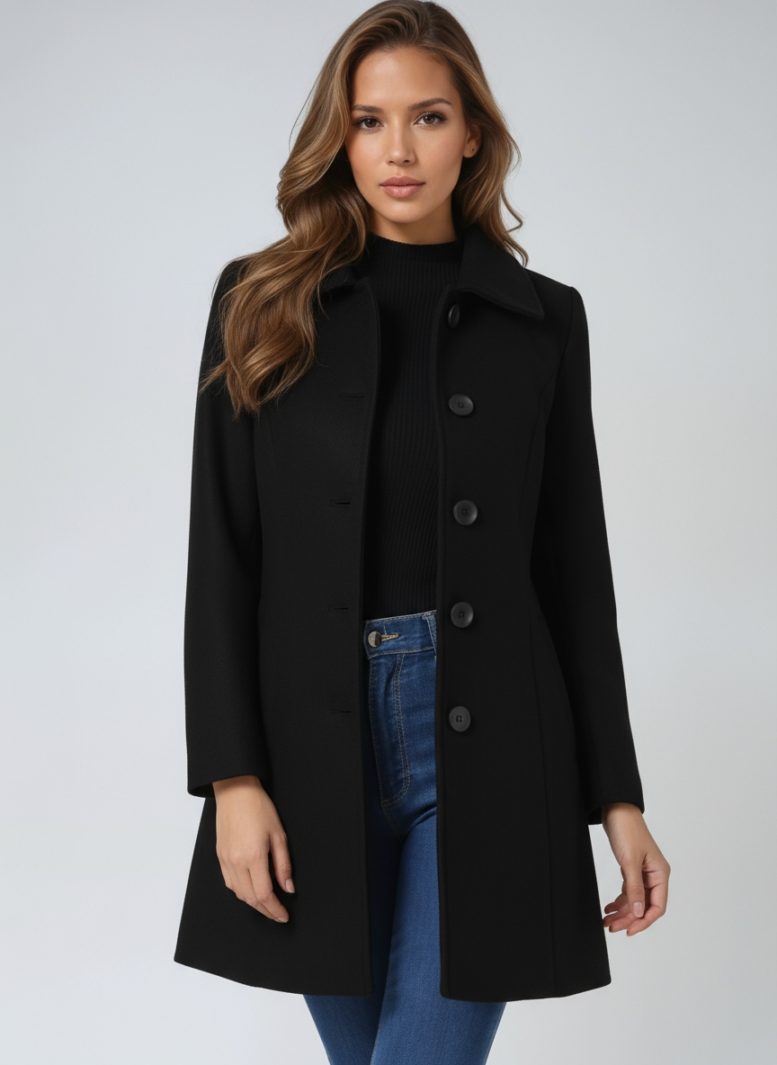 Naomi | Tailored Button Coat